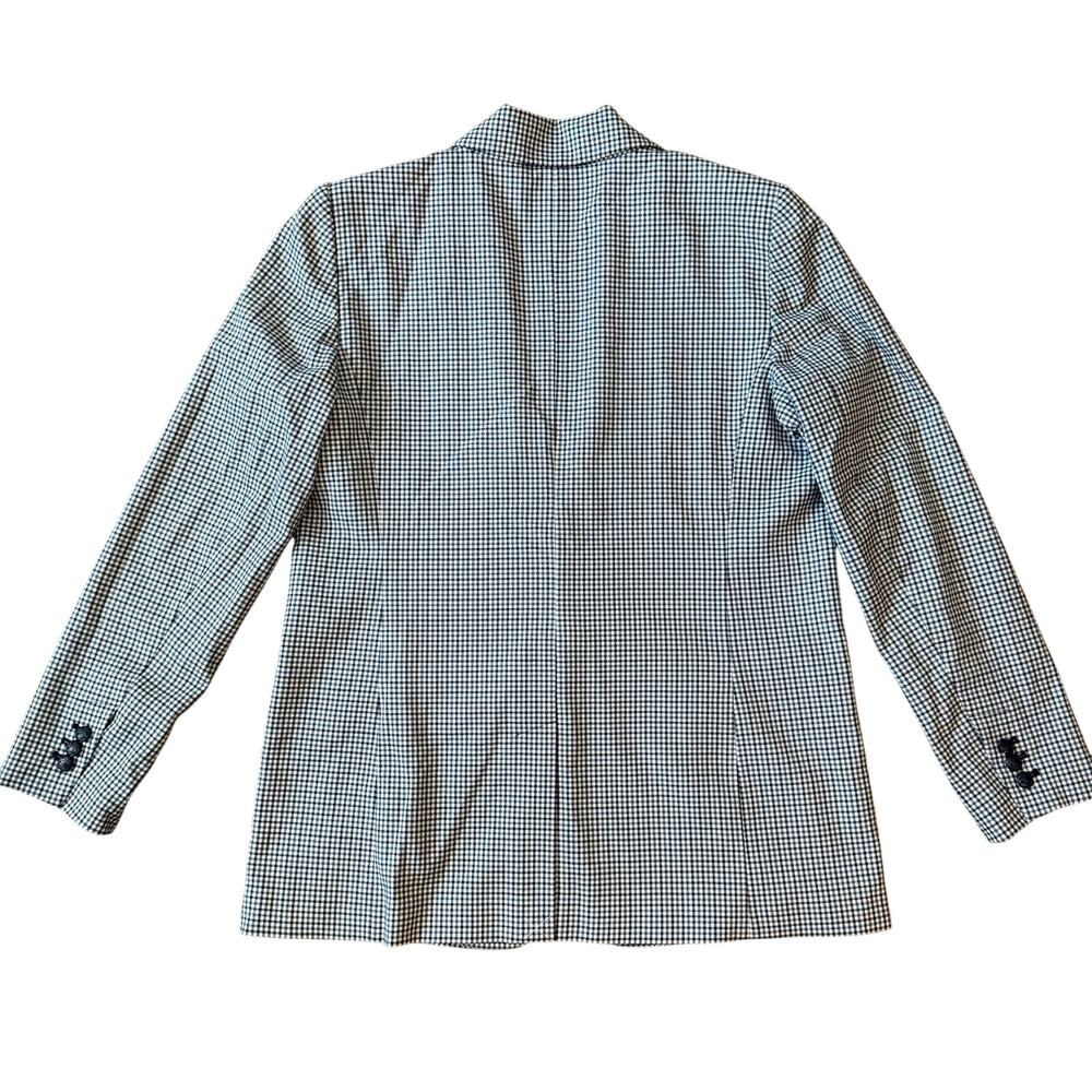 Loft Women's Relaxed Modern Houndstooth Blazer Preppy Career Jacket Sz 6 - Picture 2 of 10